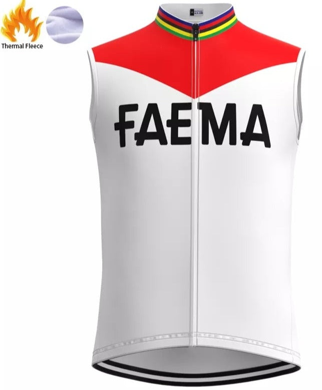 Faema retro cycling vest