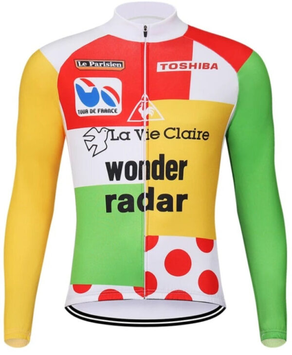 Tour de France 85 combination vintage long sleeve cycling jersey