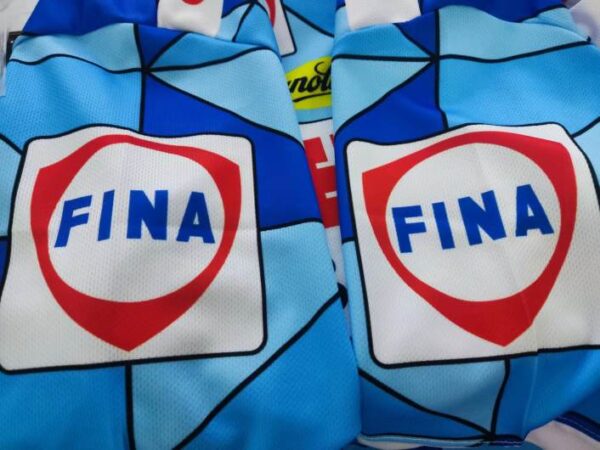 Gewiss Bianchi retro cycling jersey 1987 - Pulling Turns