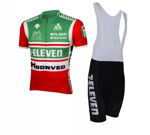 7-Eleven Hoonved Vintage Cycling Race Suit - Pulling Turns