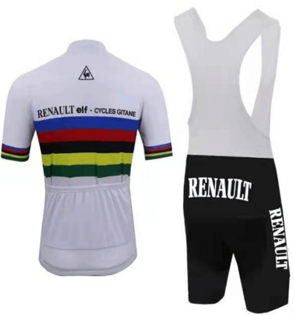 Cuissard Cycliste Vintage Réplique Renault Elf Gitane 1981 Hinault – Taille XL