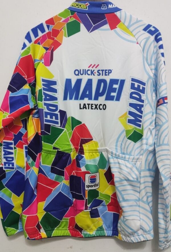 【希少！】MAPEI名入りのSaunier Duval サイクルジャージ Mapei 1998 Retro Long Sleeve Thermal Jersey - Pulling Turns