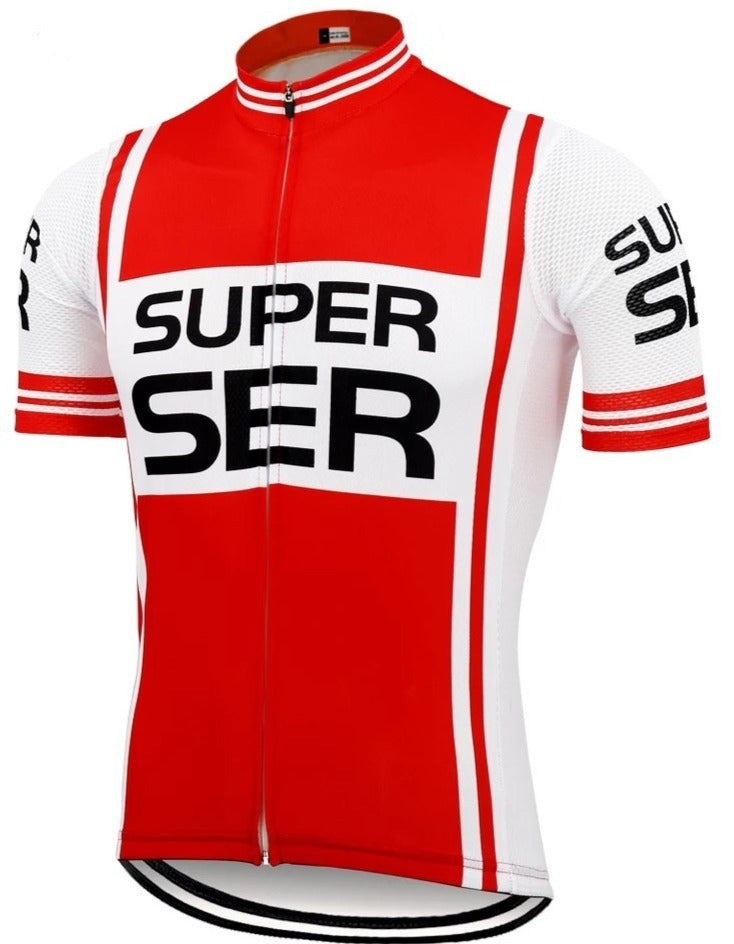 MAILLOT CYCLISTE SUPER Marché U Vintage Velo Jersey Oldschool France - 5 EUR 35,01 - FR