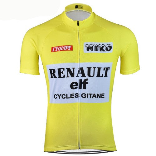 Yellow Vintage cycling jersey Tour de France replica 1983 - 0