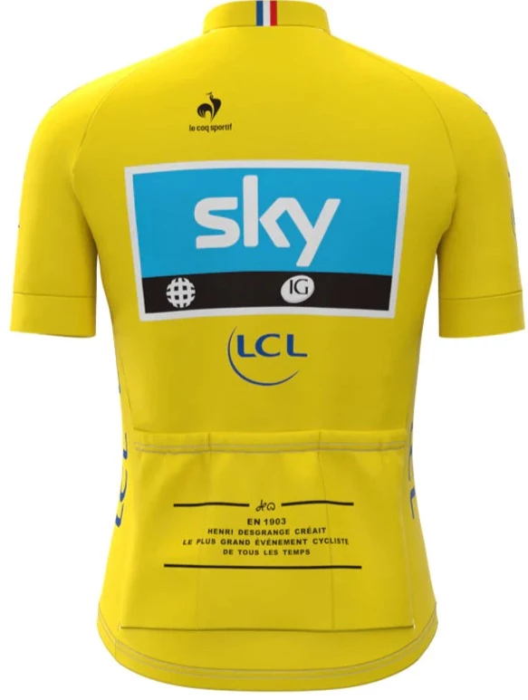 Tour De France Le Coq Sportif Yellow Jersey Sky Chris Froome Tour