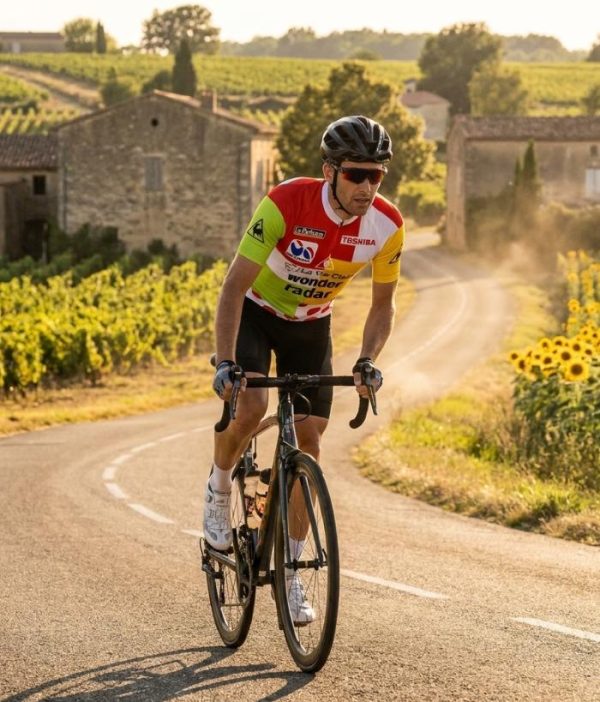 Greg LeMond 1985 Tour de France Combination Jersey - Pulling Turns