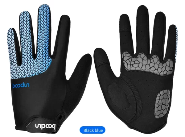 Boodun Cold-Weather Shield // Full Finger Cycling Glove - Pulling