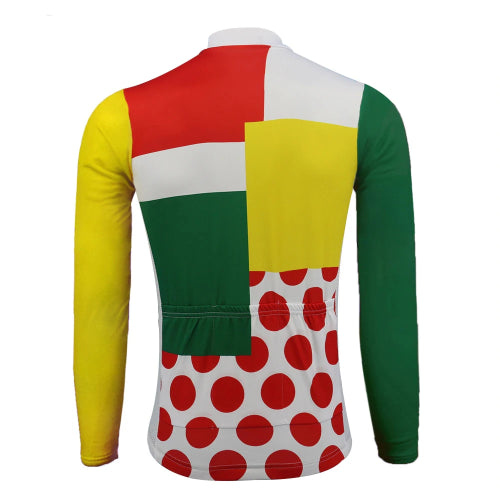 2013 Tour de France LCL Racing Outfit Biking Long Sleeves Jersey Shirt  Maillot Yellow