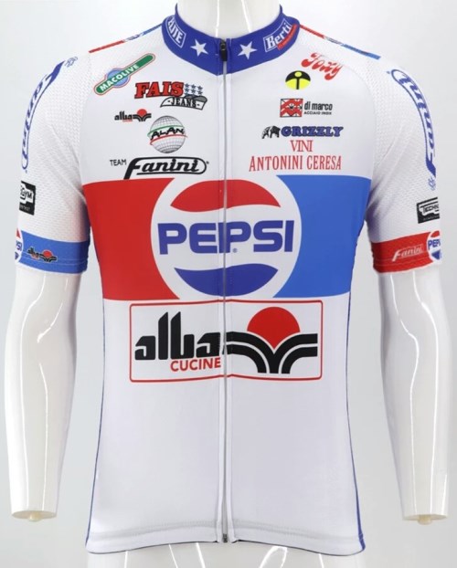 Pepsi Cola- Alba Cucine- Fanini vintage cycling jersey - Pulling Turns