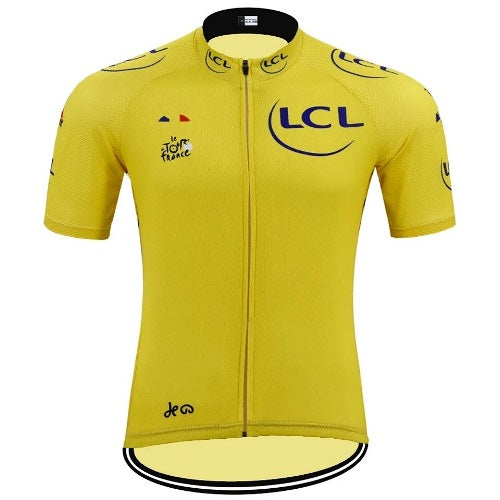 Yellow cycling Jersey Tour de France replica