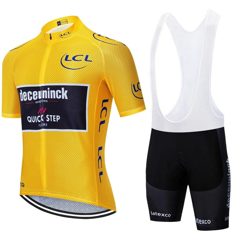 Tour de France Yellow jersey cycling set 2019 - Pulling Turns