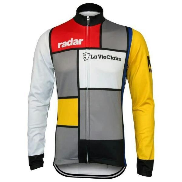 La Vie Claire retro long sleeve cycling shirt