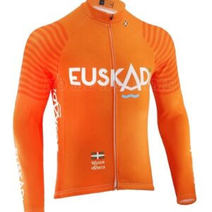 Euskaltel Euskadi retro cycling jersey long sleeve