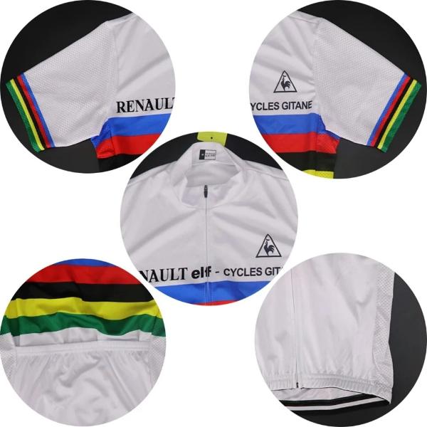Maillot Vintage Cyclisme Renault Elf Gitane 1981-82 - Bernard Hinault Tour France
