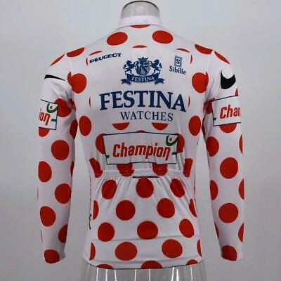 Maillot Cycliste Festina Peugeot Sibille Taille XL – Maillot De Course Manches Courtes (occasion)