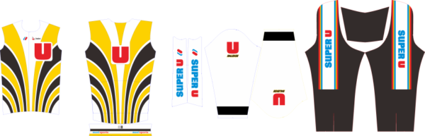 Cuissard Cycliste Long Vintage Système U Raleigh 1989 – Nalini Taille M