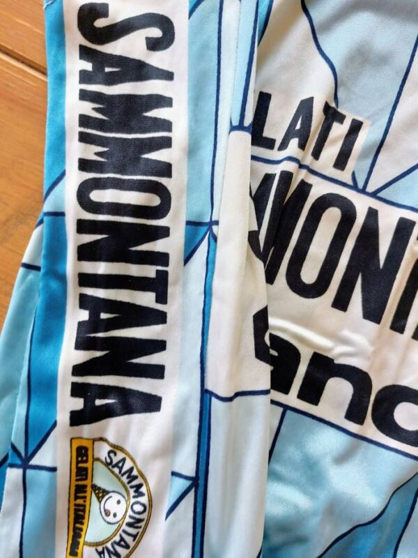 Maillot Cycliste Vintage Sammontana - Caratti - Années 80 - Taille S