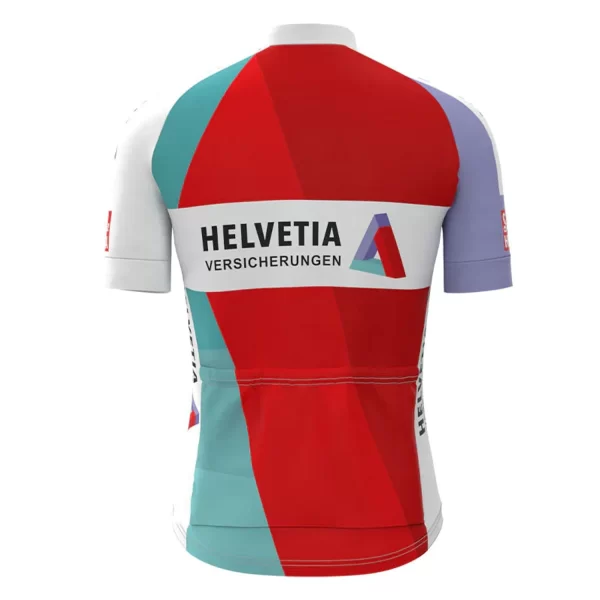 ウェア Helvetia La Suisse Cycling Jersey Helvetia La Suisse Retro Cycling Jersey - Retro Cycling Jerseys