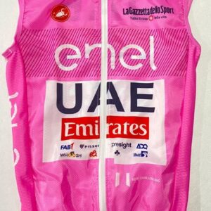 Giro d’Italia 2024 Pink Cycling Vest – Maglia Rosa Leader’s Gilet