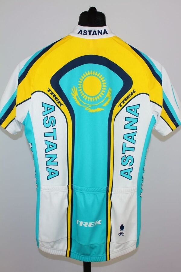 MAGLIA SHIRT MAILLOT CICLISMO CYCLISM BICI ASTANA (1802) tg. XXL