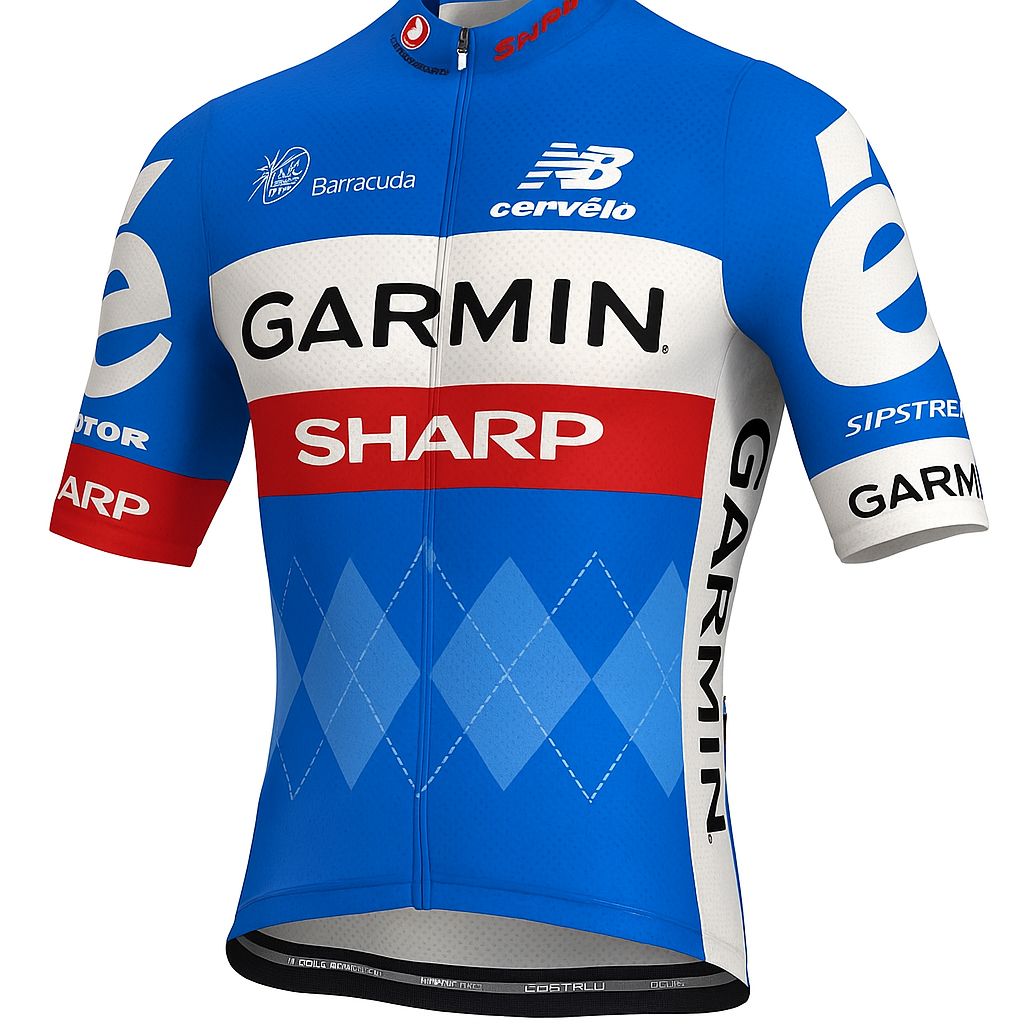 Garmin-Sharp 2014 Cycling Jersey - Pulling Turns Palestine