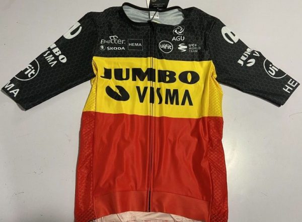 Wout van Aert Belgium Champion Jersey: Jumbo-Visma 2021 Edition
