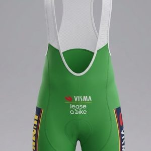 Wout van Aert Green Jersey Bib Shorts